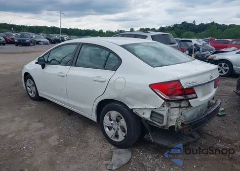 2013 Honda Civic Lx из США, поврежденный, VIN 2HGFB2F52DH515815